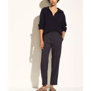 Vince Plaid Pants Sz 14 | Stretch Blend‎ | Tapered Fit | Minimalist Careerwear